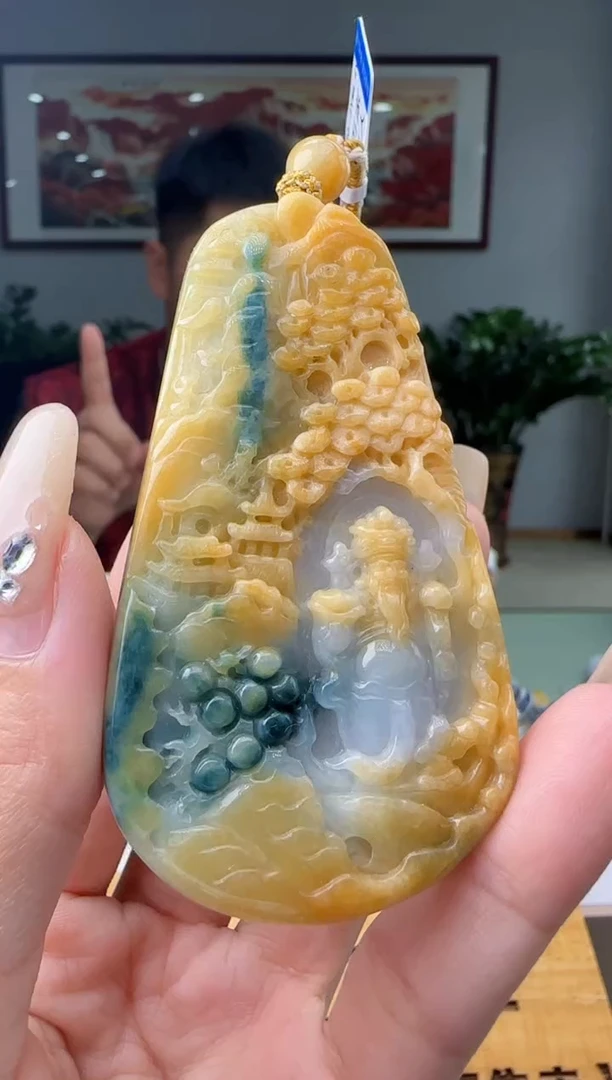 【闪购商品】翡翠吊坠(不含链)未镶嵌XY@@960Q1J07069