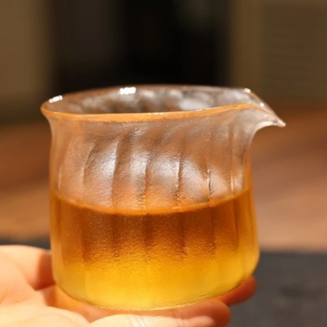 缘石台 水晶公道杯 凌波曲 分茶 创意 全手工 水晶