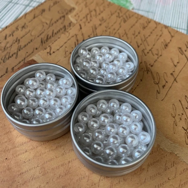 店铺满50元包邮 高亮银5mm号 珍珠 豆角推荐