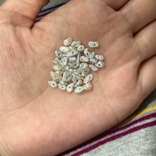 店铺满50包邮 新品 一罐50颗 小号天然色巴洛克