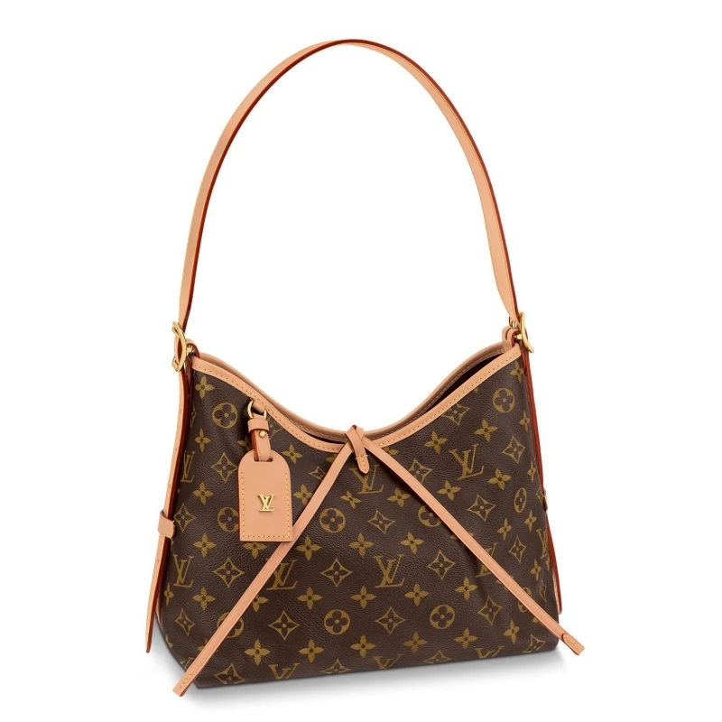 99新 LouisVuitton/路易威登 巧巧  LV carryall小号单肩包子母包