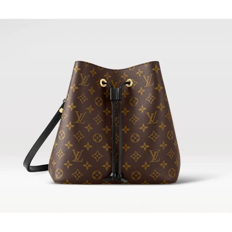 99新 LouisVuitton/路易威登 由由  noe黑色抽绳水桶经典单肩包