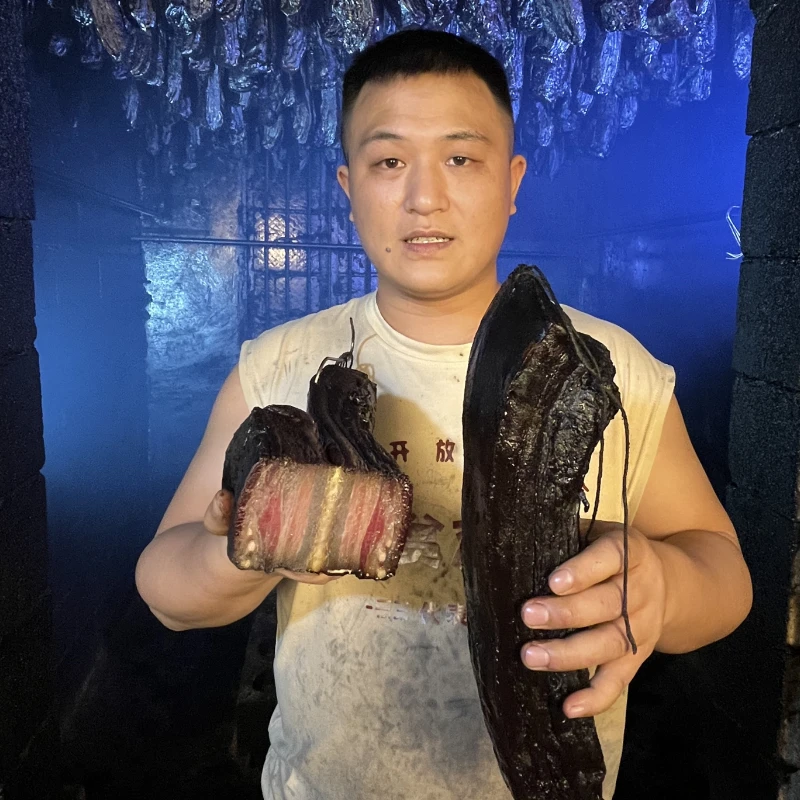 湘下腊味湖南烟熏五花腊肉