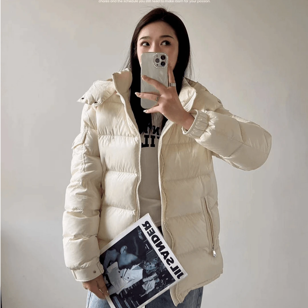 2025冬季新款男女同款短款欧货情侣款羽绒服鹅绒-606