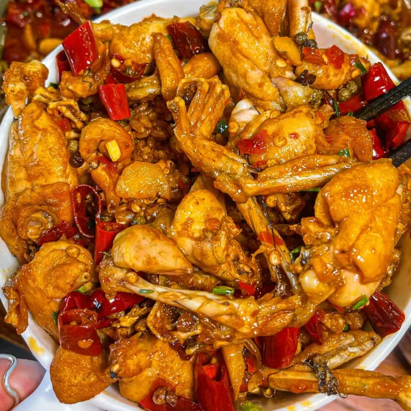 徐掌勺冷吃麻辣牛蛙香辣即食熟食卤味肉类小零食下酒菜下饭预制菜