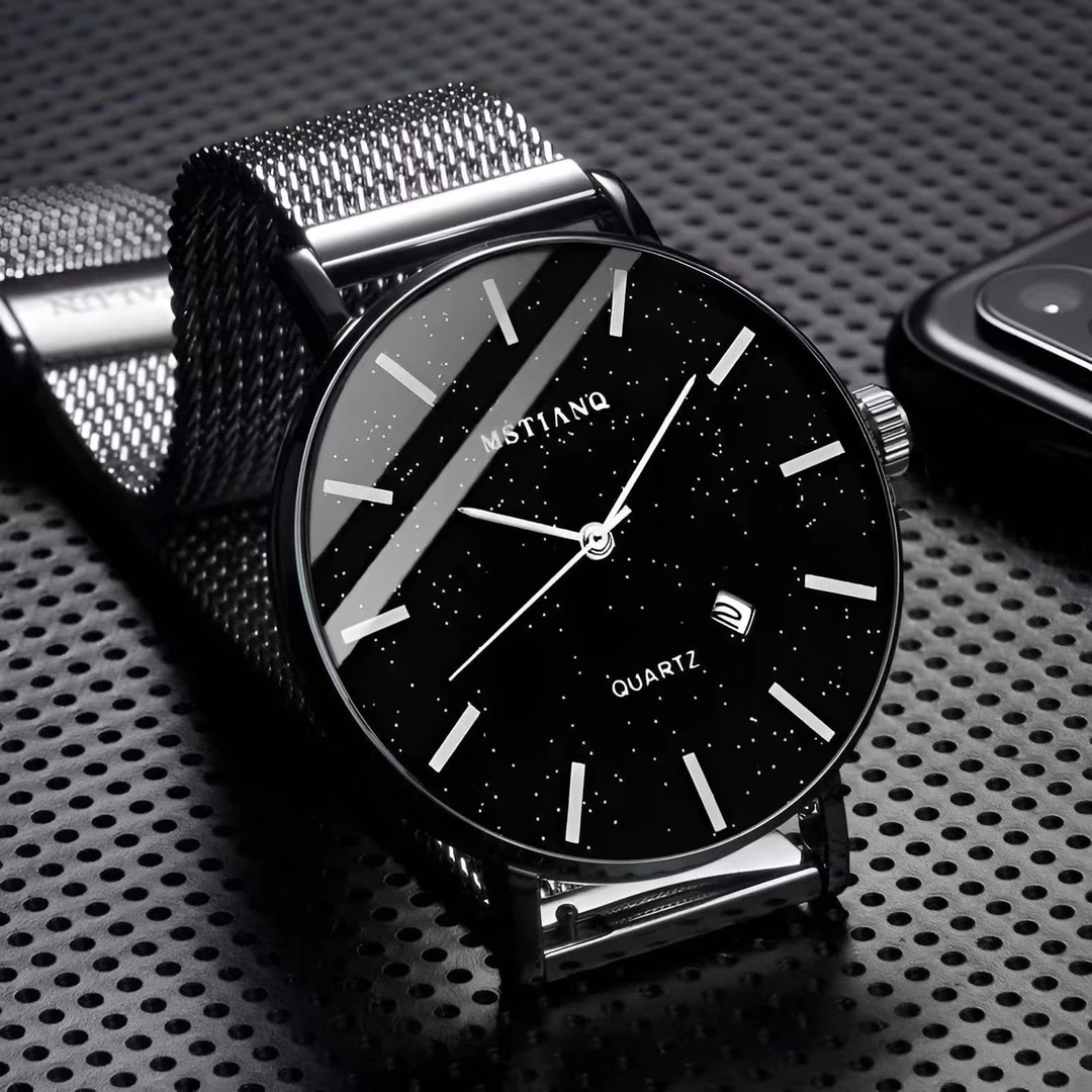 瑞士同款男士手表日历防水男全自动机芯韩版潮流时尚帅气男款腕表