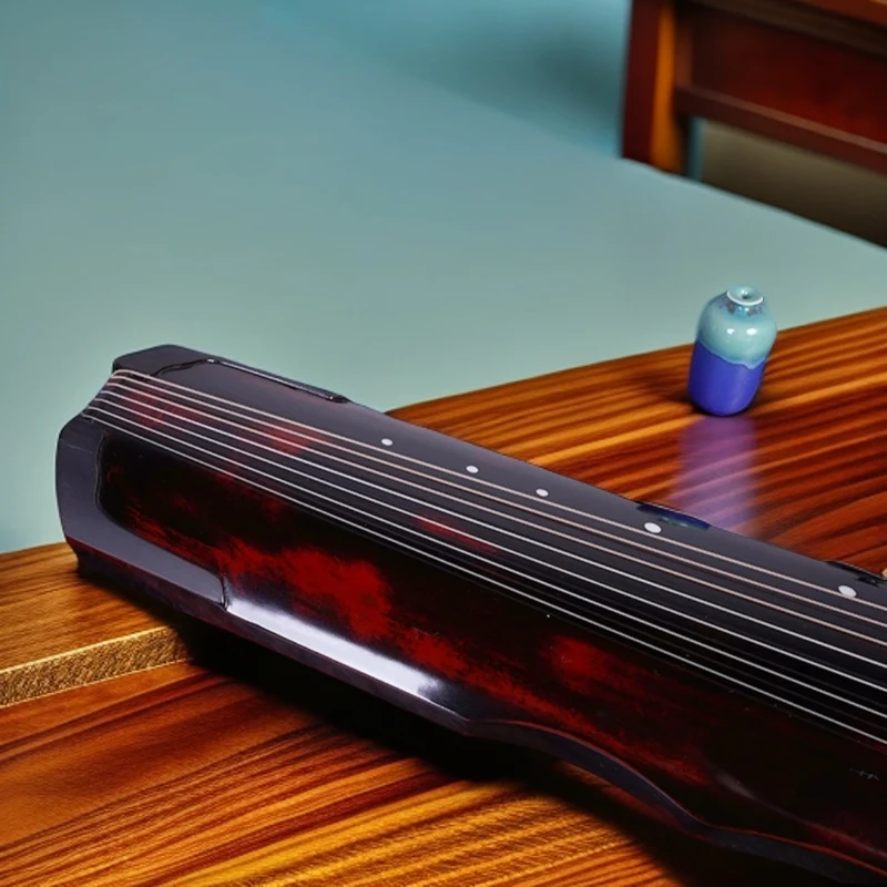 【产地扬州带琴盒】初学闭眼入伏羲仲尼混沌半生漆纯手工老杉木古琴