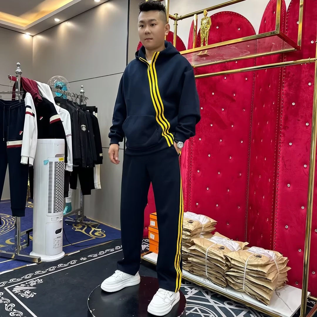 2331套装男士秋冬季外套裤子两件套时尚休闲情侣潮流秋季长袖百搭