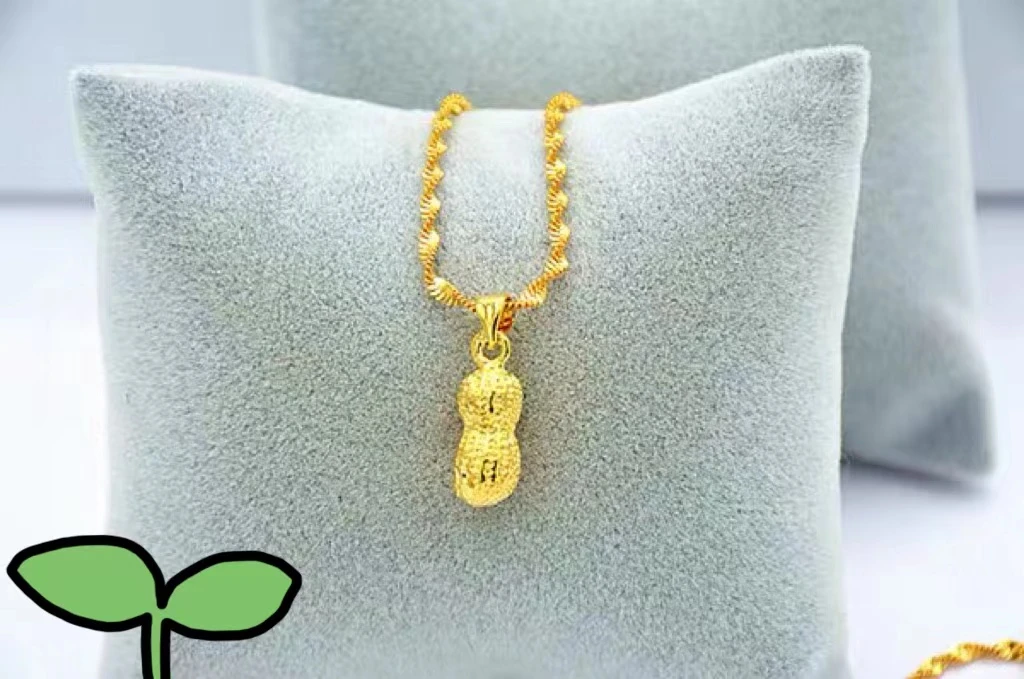 合金耳饰 合金情侣小花生