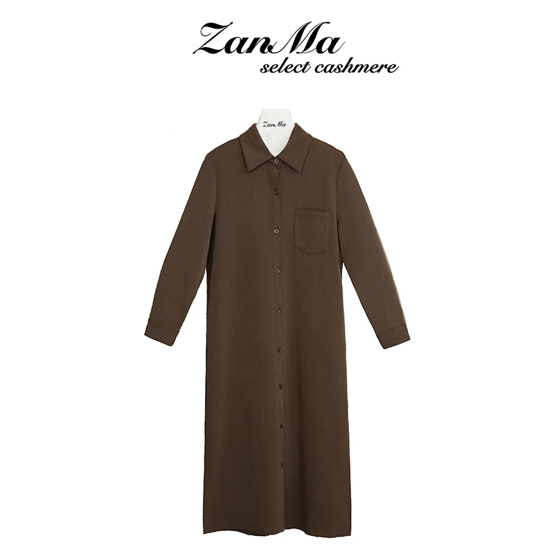 【赞妈甄选】春秋新款莫代尔舒适百搭休闲连衣裙ZM1610