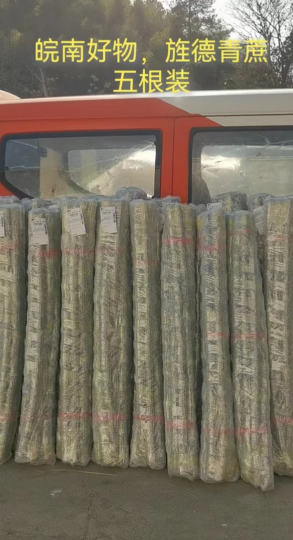 皖南旌德特产新鲜青皮脆皮清甜多汁水果甘蔗五根装京东包邮