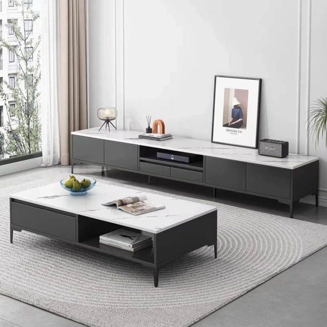 【小扬哥推荐】电视柜茶几简约现代客厅意式轻奢地柜简易储物小户