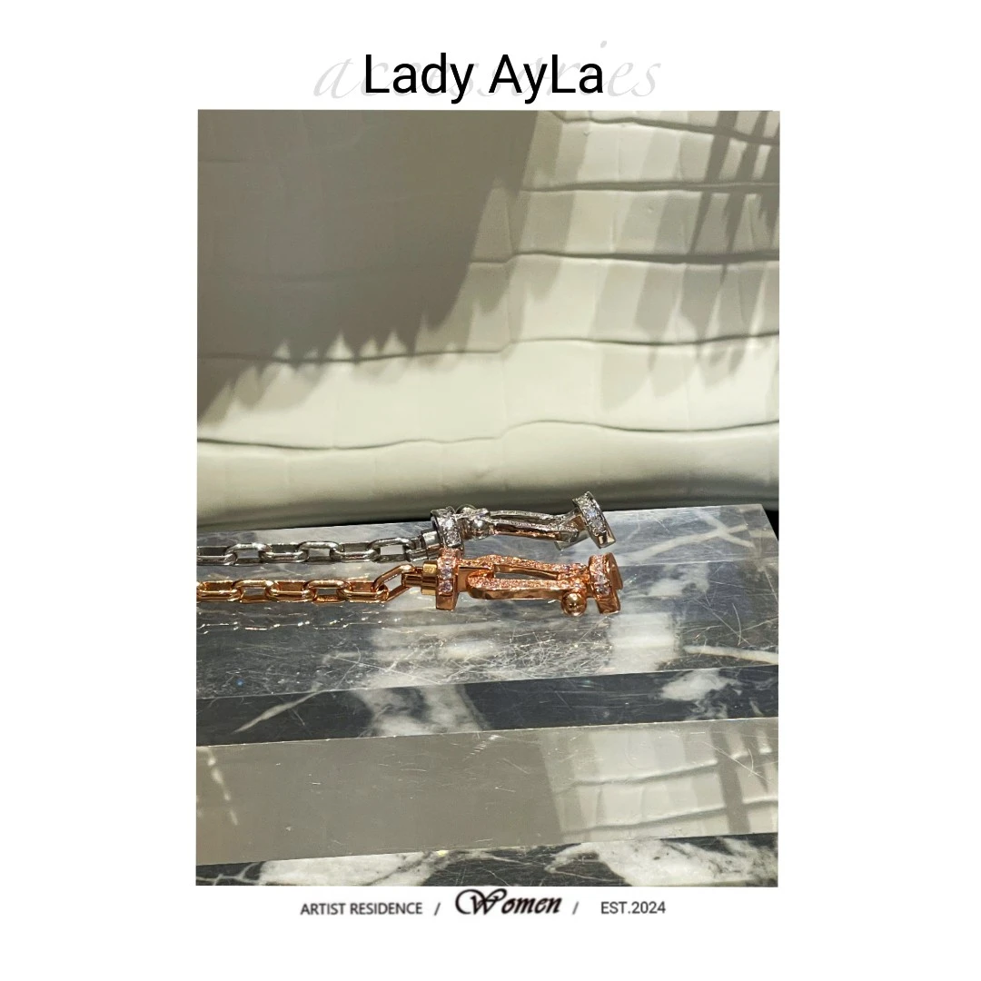 925银合成锆石手链 马蹄轻奢时尚手链AL899/AL900