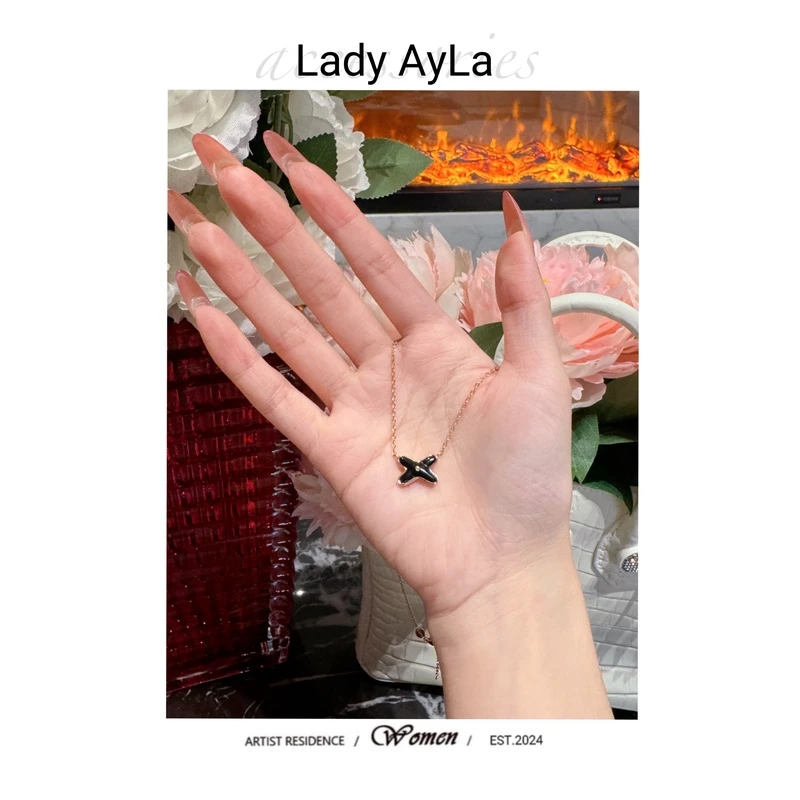 坠链均925银 字母X贝贝时尚百搭项链AL255/AL011A