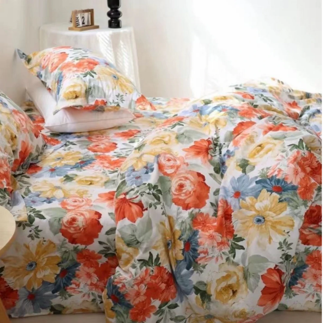 【福利】花开富贵：加厚100棉纯棉喷气印花四件套