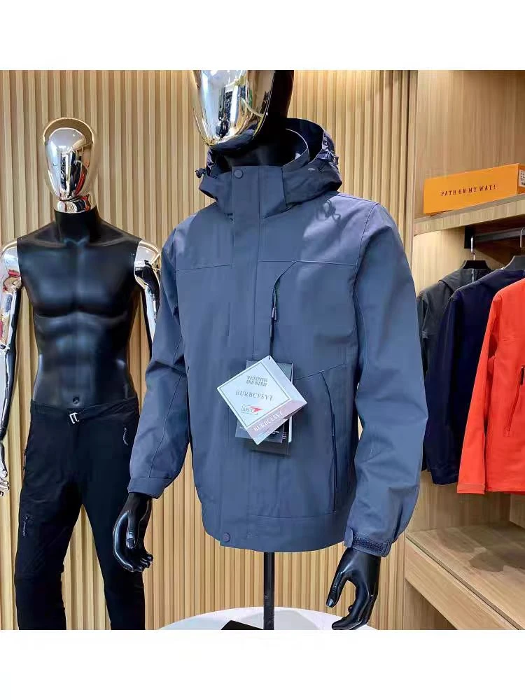 重磅！迪家24新款连帽防风防泼水冲锋衣外套休闲运动透气户外薄款