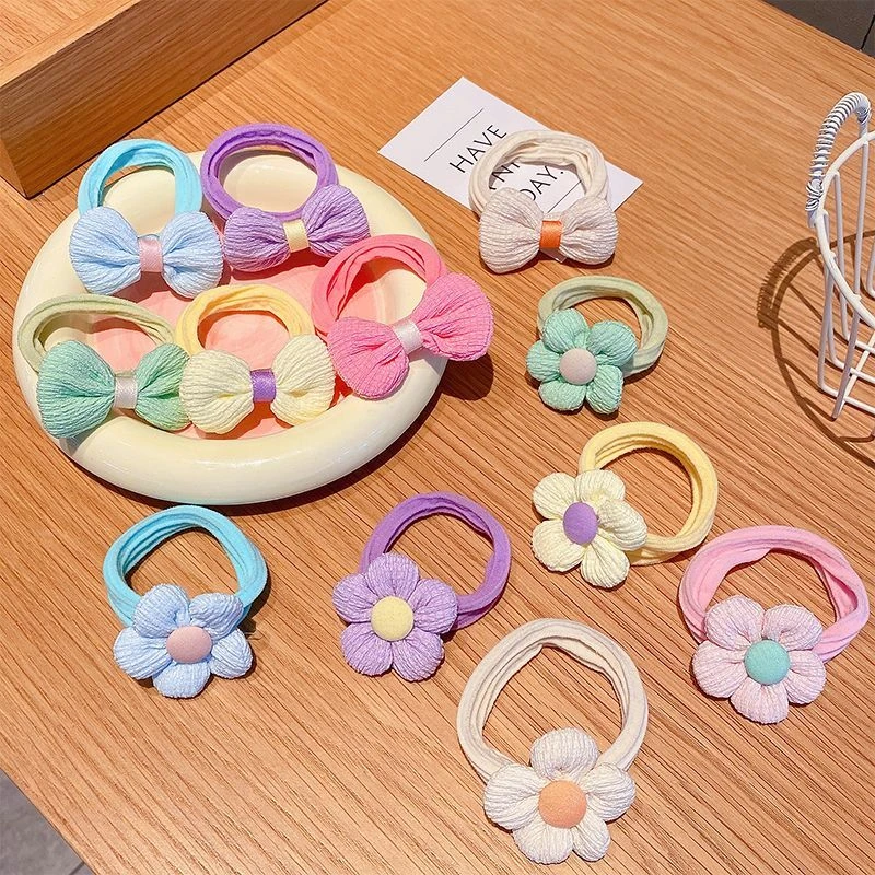 毛巾圈儿童发绳不伤发扎头绳女童弹性好发圈头饰女孩扎马尾橡皮筋