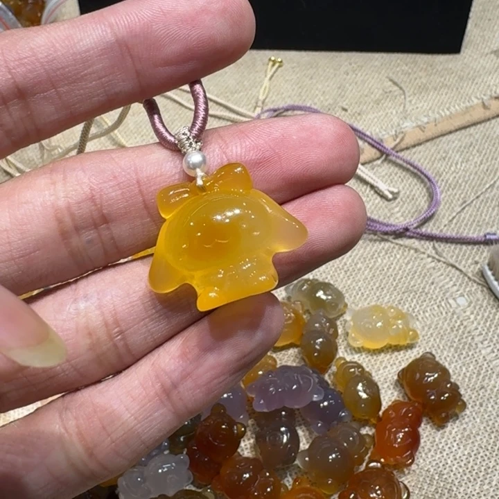 玛瑙/玉髓颈饰未镶嵌Y***～46