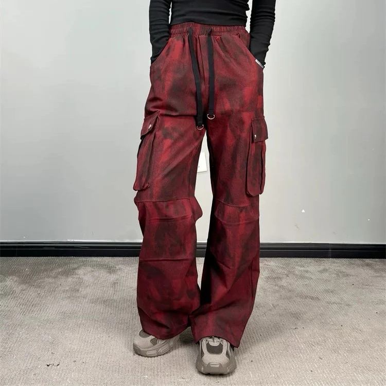 妮妮家219秋季新款迷彩工装裤