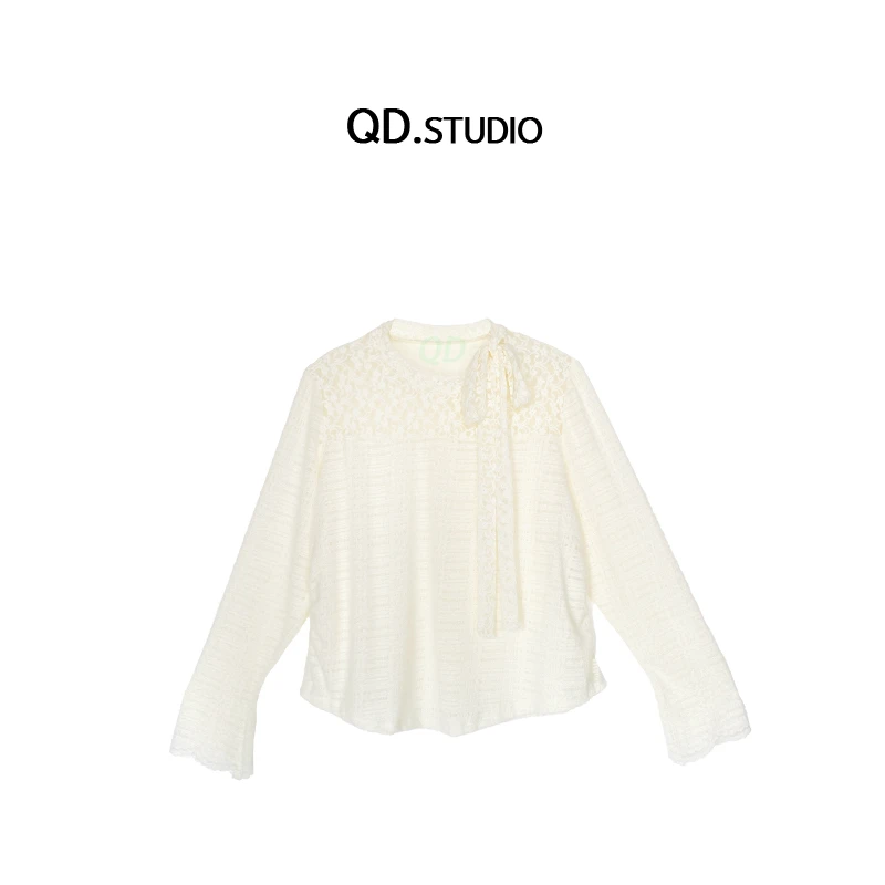 2024大码女装新款秋季上新设计感蕾丝打底上衣2987