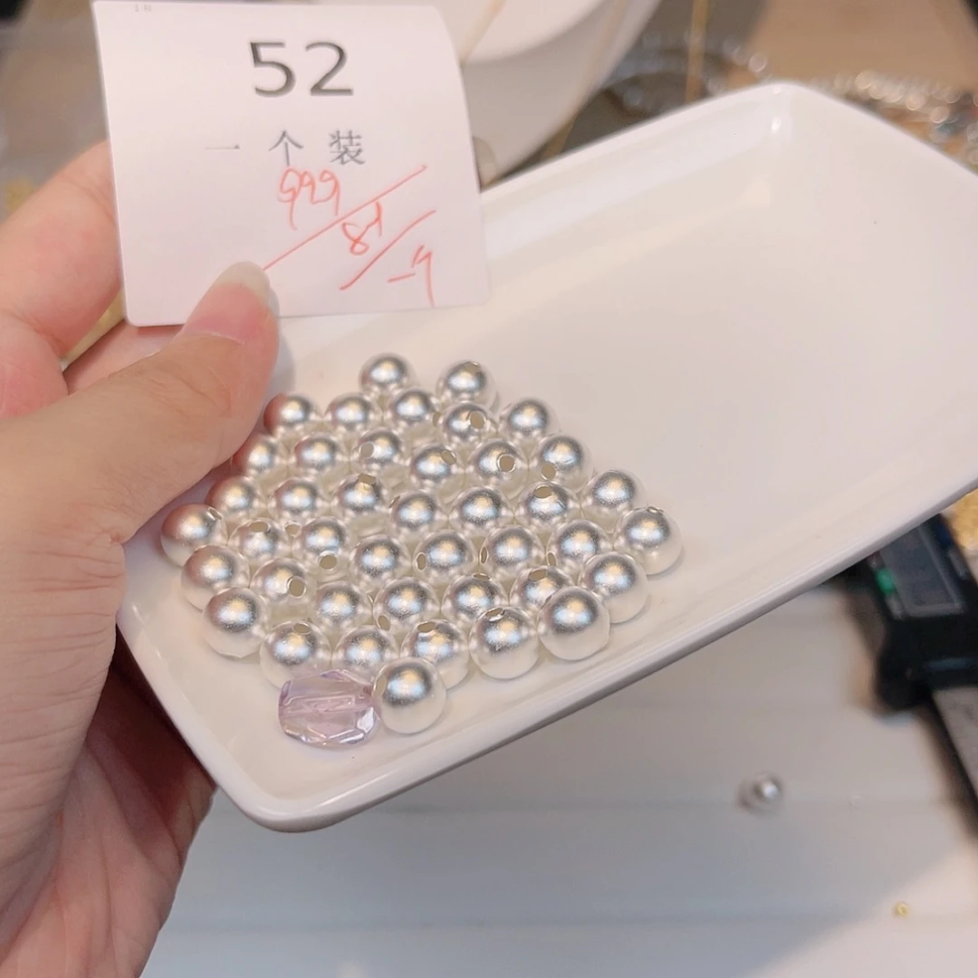 紫晶珠宝半成品银S925镶嵌52