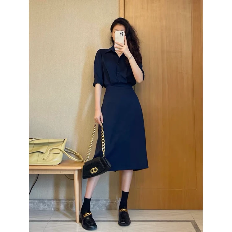 二哥二嫂【花样年华】春夏设计感气质收腰法式茶歇连衣裙