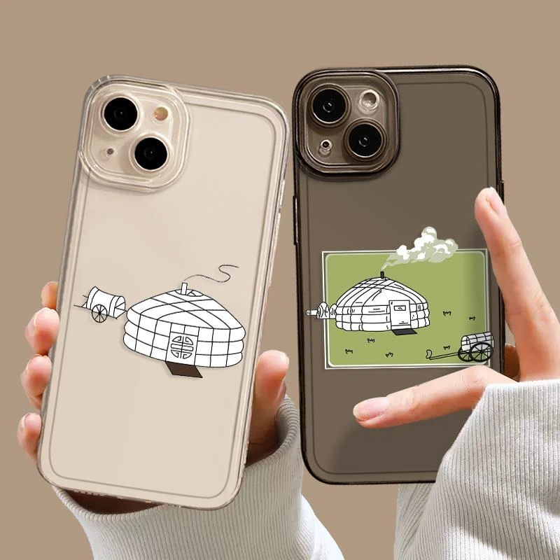 蒙古元素手机壳适用苹果15华为mate60pro特色iphone14民族p60小米