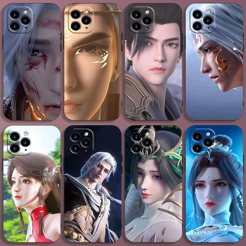 完美世界手机保护壳适用iPhone15石昊14苹果15柳神p50华为mate60