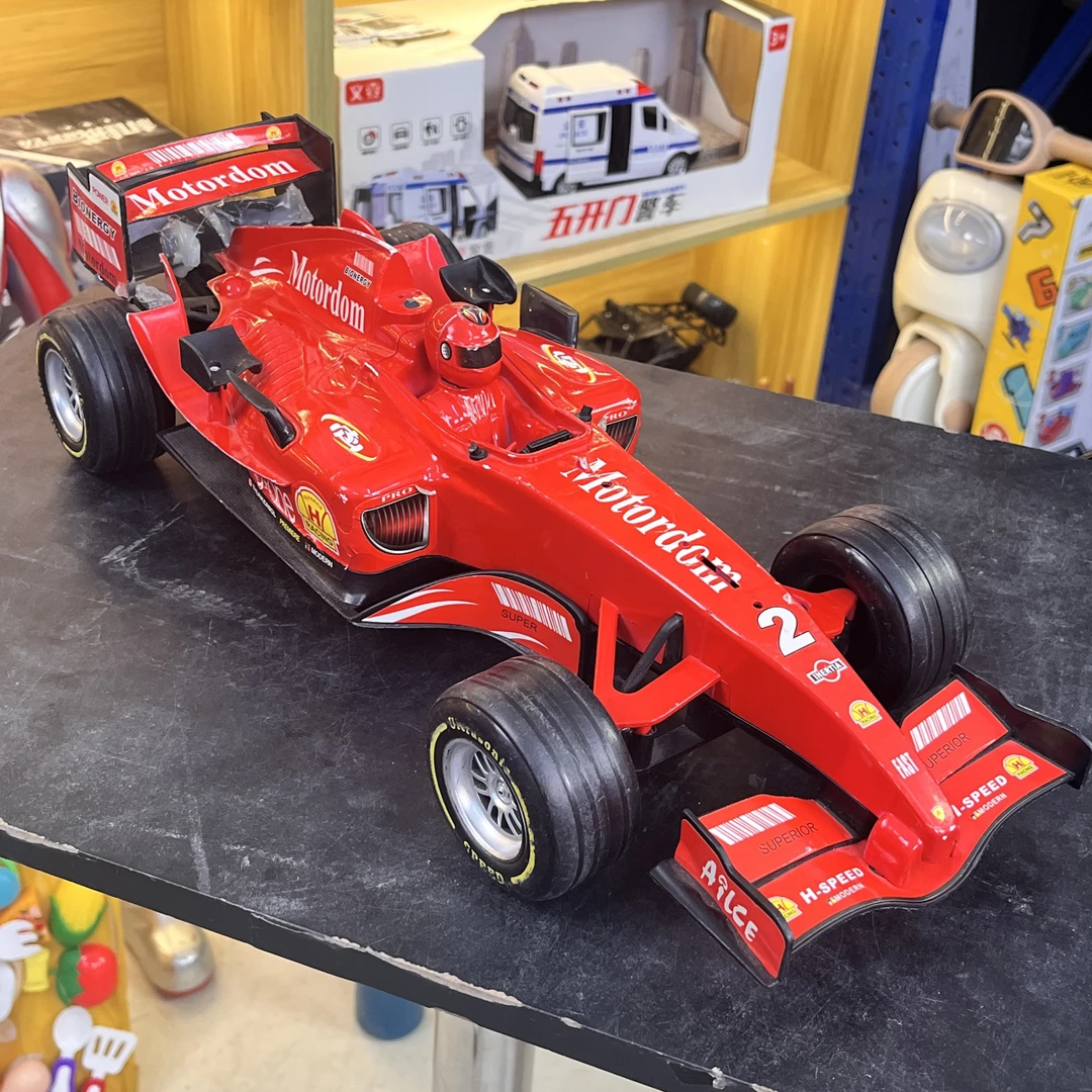 优】F1仿真方程式赛车大号赛车玩具模型惯性男具