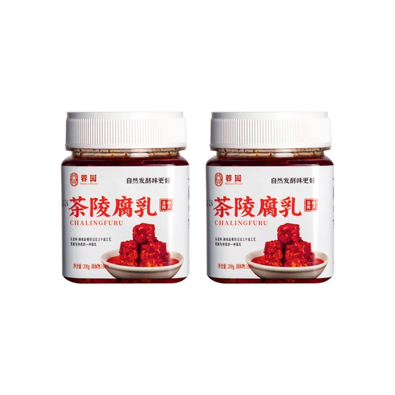 蓉园湖南豆腐乳茶陵霉豆腐 正宗茶陵传统工艺制作 香辣味细腻下饭