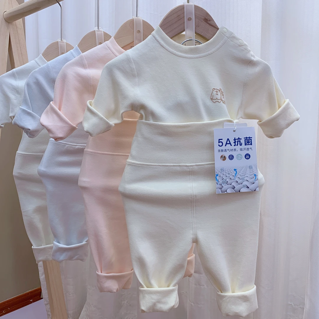 宝宝A类加厚舒绒棉秋衣婴幼儿秋衣124婴儿秋衣秋裤高腰秋衣纯棉