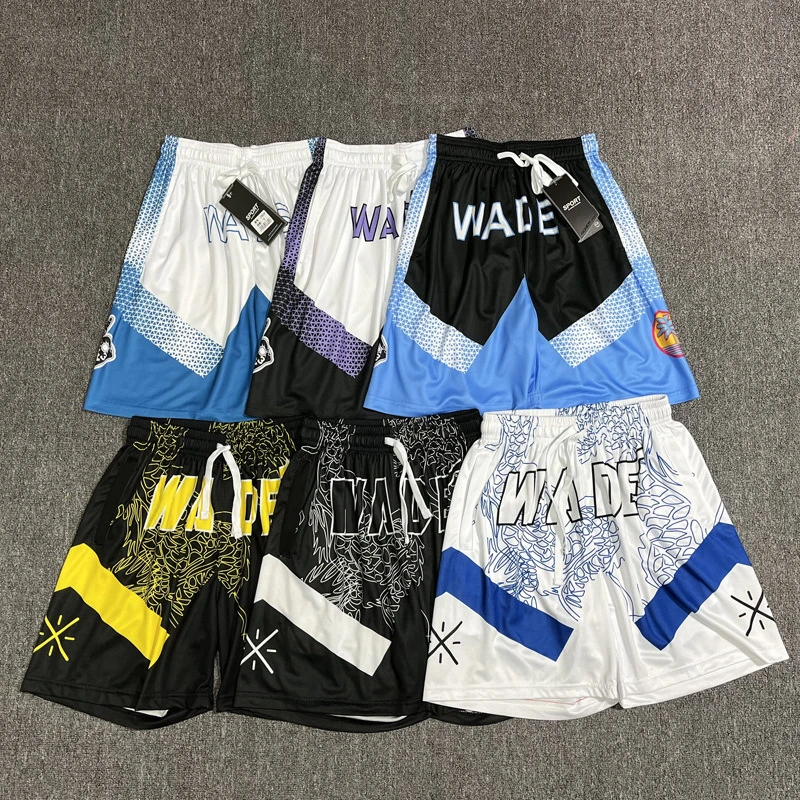 美式韦德同款复古篮球短裤四分不过膝宽松运动透气训练男女潮球裤