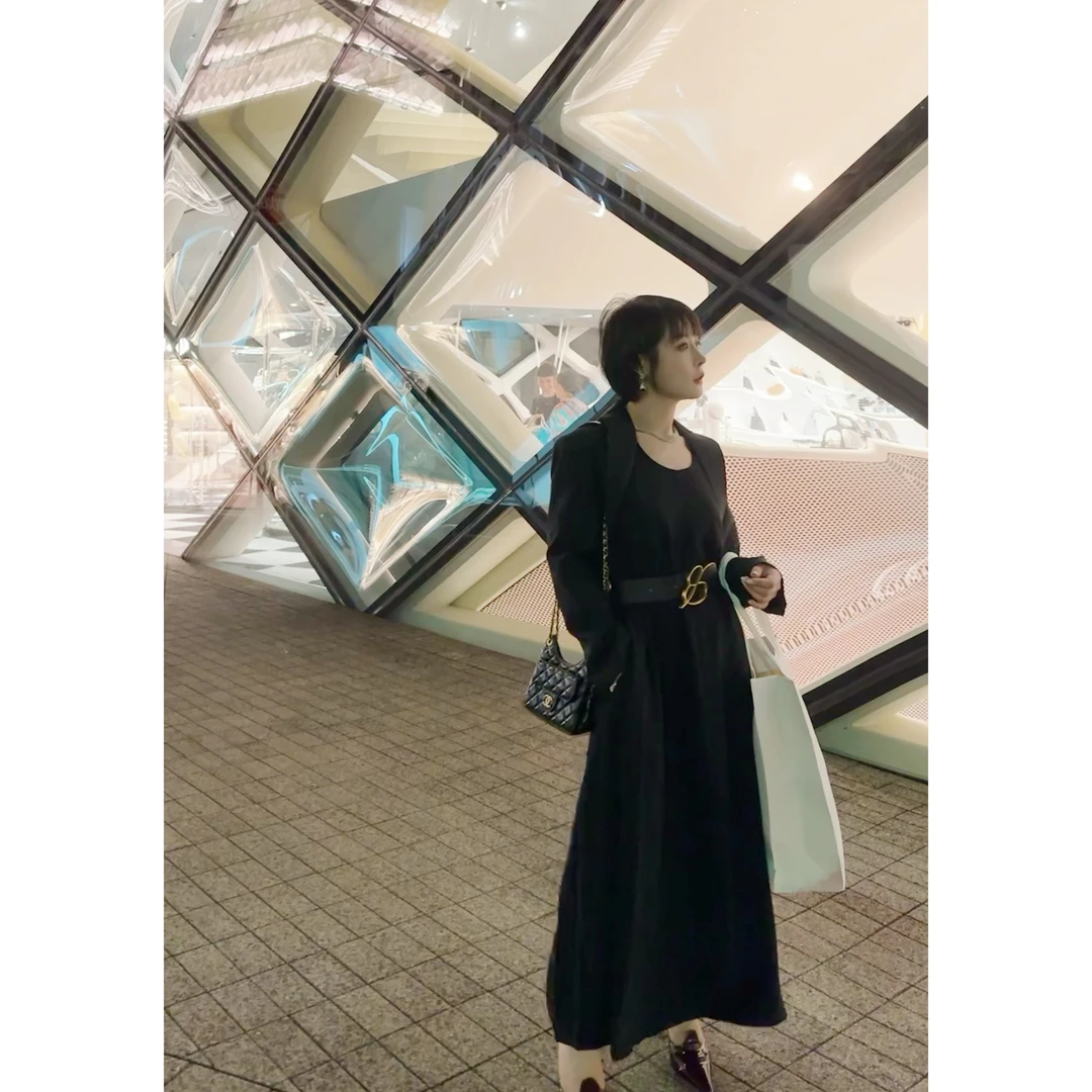 【拜托小姐】两件套轻礼服千金小姐  西装 背心长裙套装