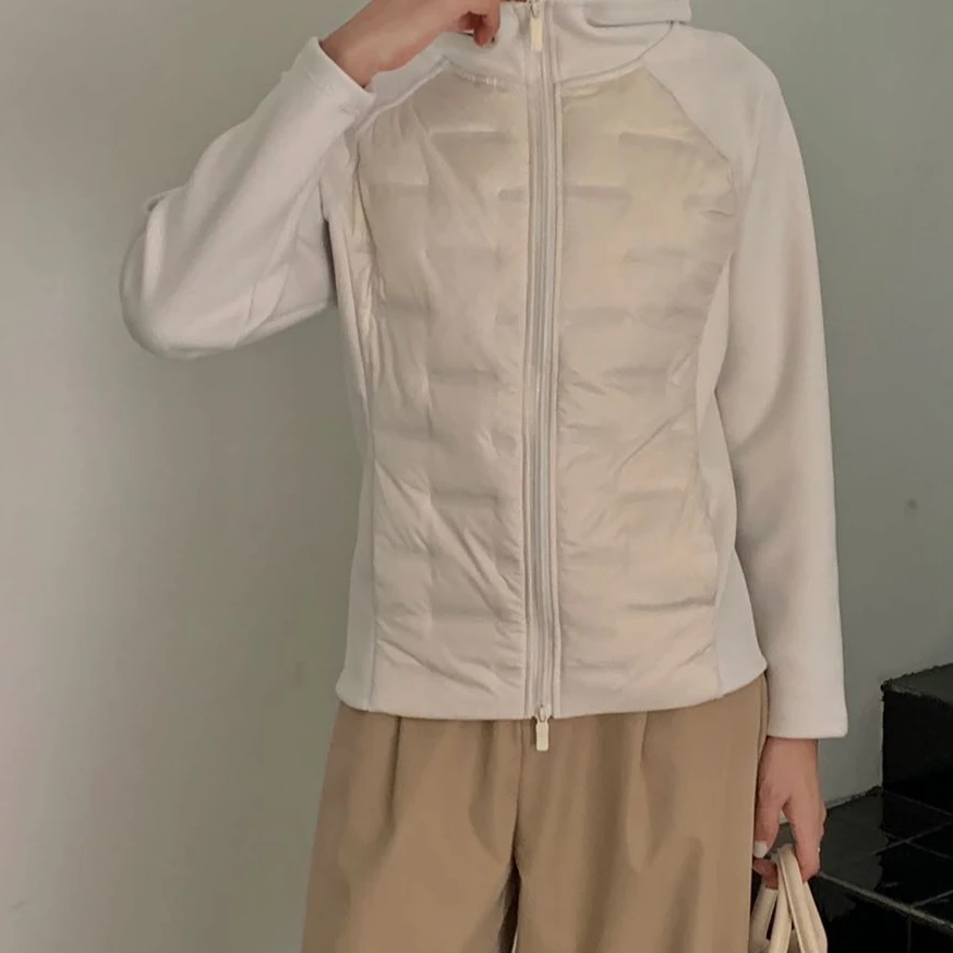 新款秋冬轻暖衣运动休闲透气修身保暖连帽