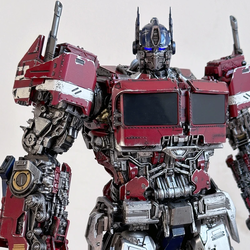 外传合金擎天柱变形玩具机器人变形金刚模型汽车人手办机甲雕像