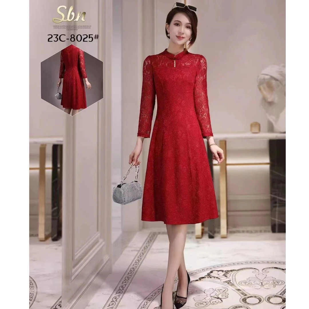 真斯贝尔推荐新款喜婆婆连衣裙