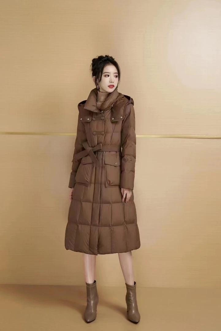 真斯贝尔推荐新款中长气质羽绒服