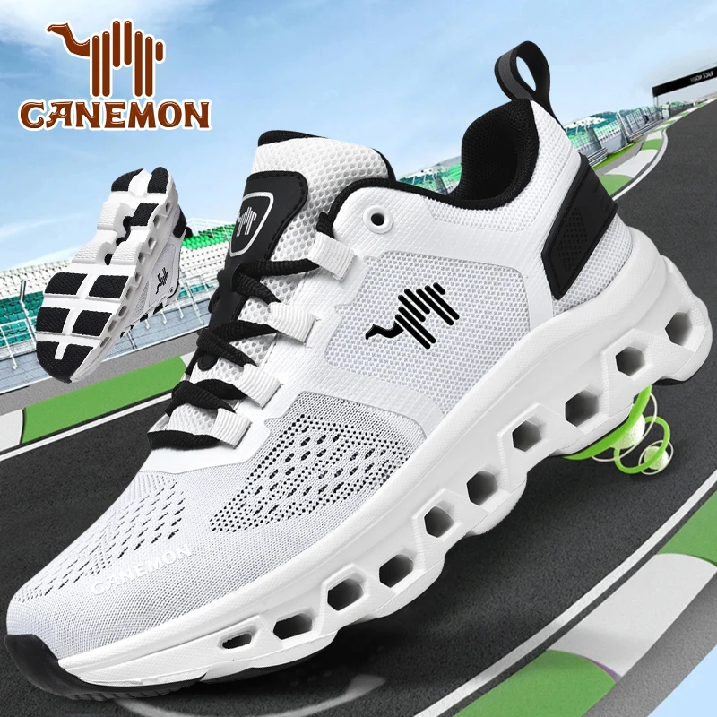 【领航骆驼】新款户外透气防滑轻便男士运动跑鞋 厚底欧若新中式