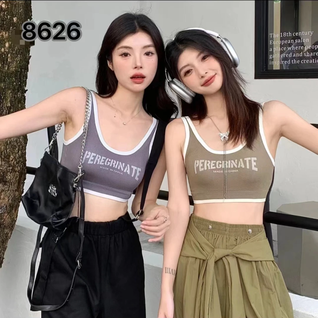 8626#运动美背带一体杯胸垫女士80-130斤