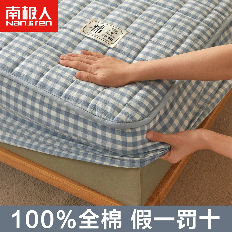 A类纯棉床笠单件100全棉床垫保护罩防水隔尿床套床罩加厚2025新款