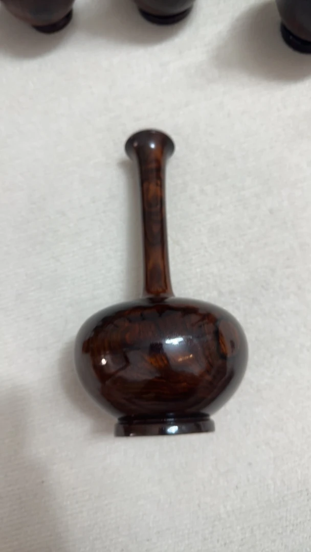 整木花瓶摆件A898高度24