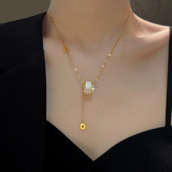 时尚饰品  轻奢小蛮腰项链 0110