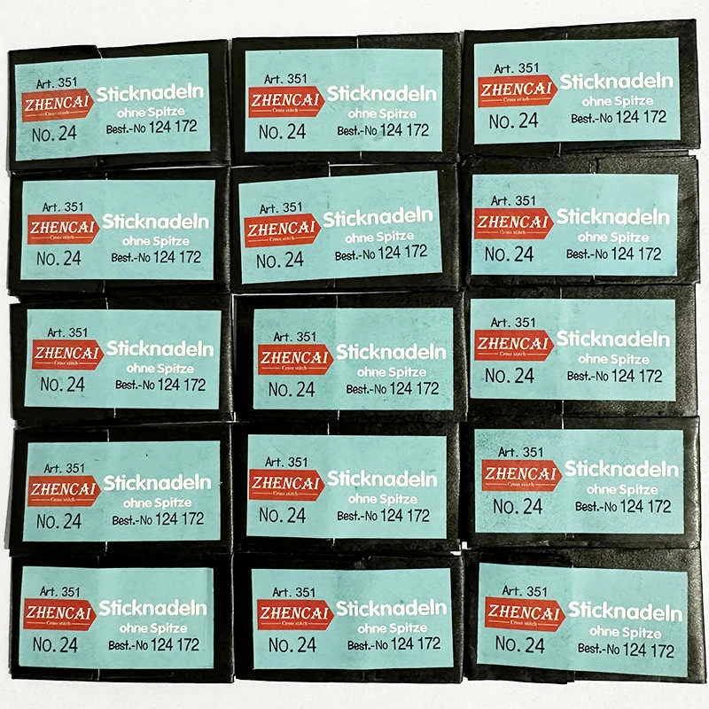 【美娜丽莎】十字绣工具德针圆头针绣花针25枚/包