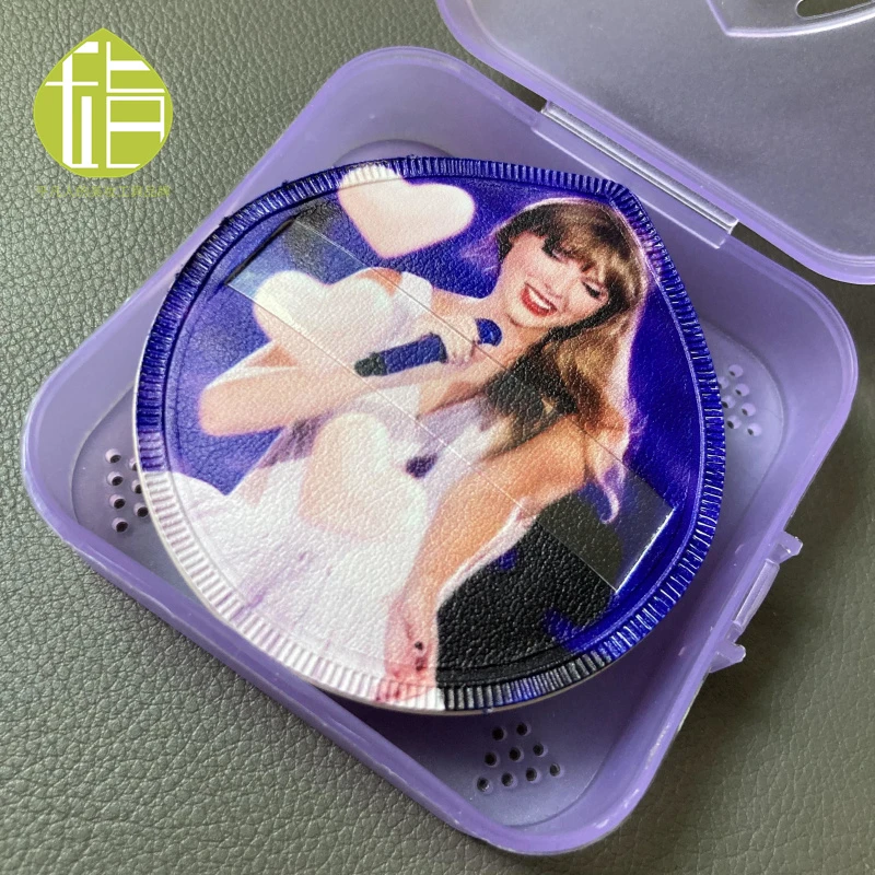 泰勒斯威夫特表情包粉扑 霉霉TaylorSwift粉丝团饭圈定制定妆持久