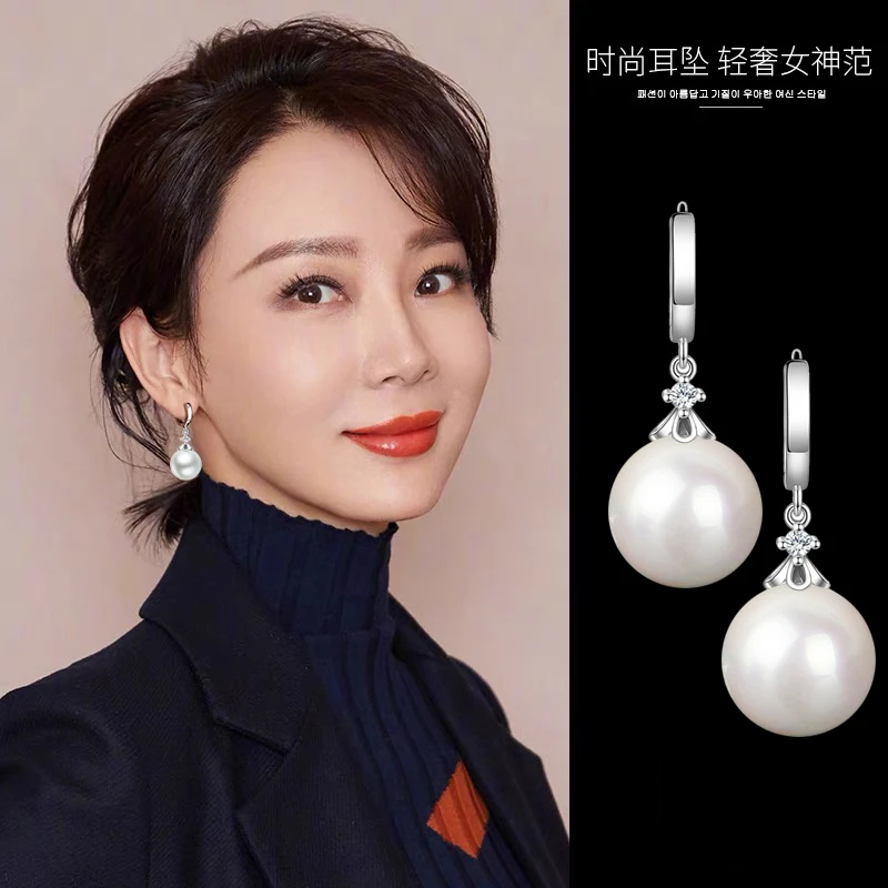 925银耳饰 热卖耳扣女s925纯银耳环轻奢高级感气质耳坠大气耳饰