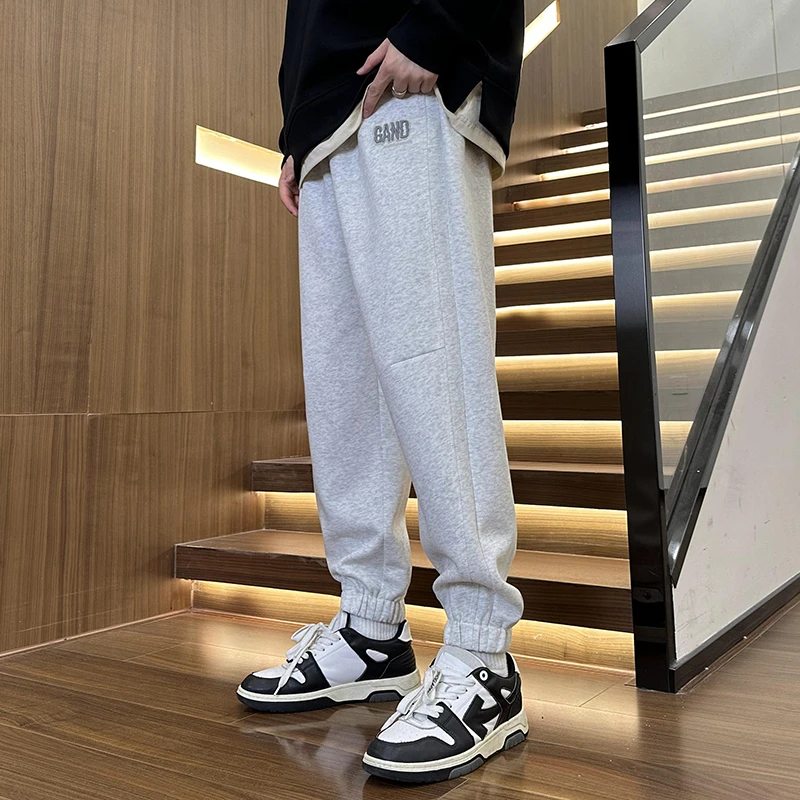 春季新款迈特优早春新款运动休闲裤男宽松束脚男百搭潮流长裤2805
