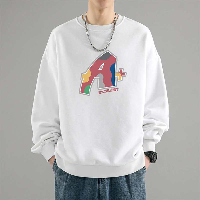 长袖春季男上衣圆领卫衣迈特优春季男士休闲港风潮流宽松上衣1225