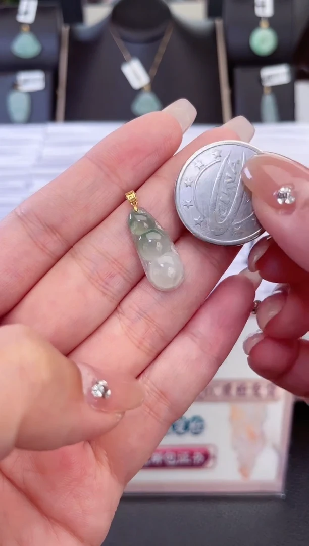 【闪购商品】翡翠颈饰18K金镶嵌DY-802