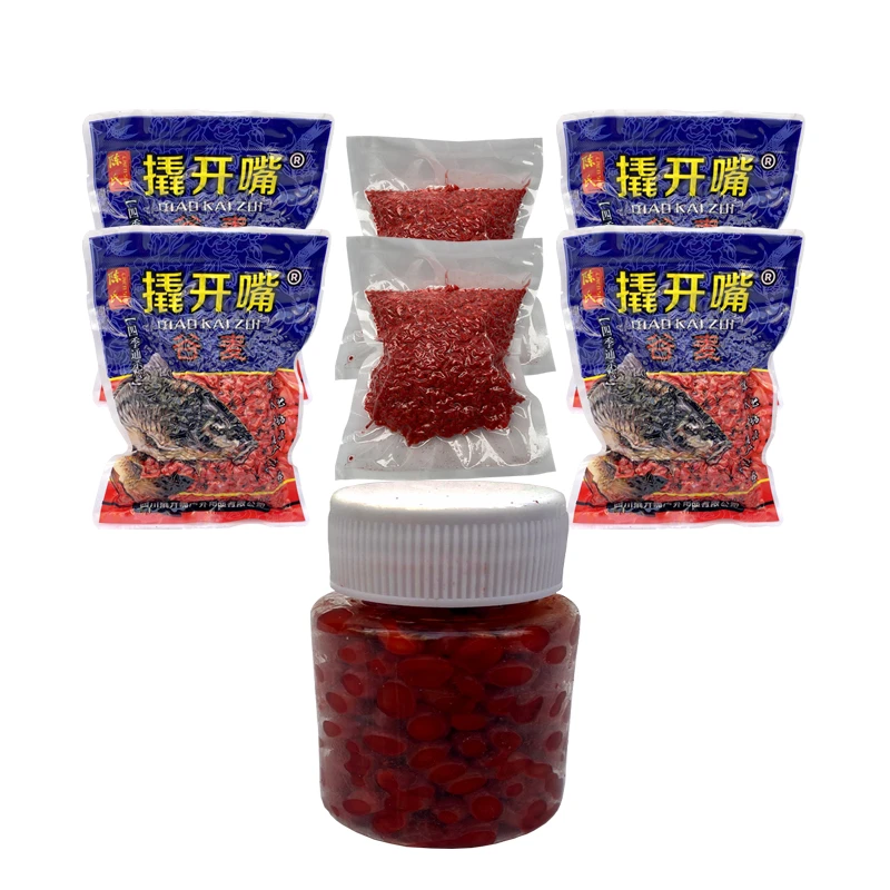 撬开嘴谷麦没有玉米的谷麦甜香味4包谷麦+秘制酒米+1瓶钓麦钓鲫鱼