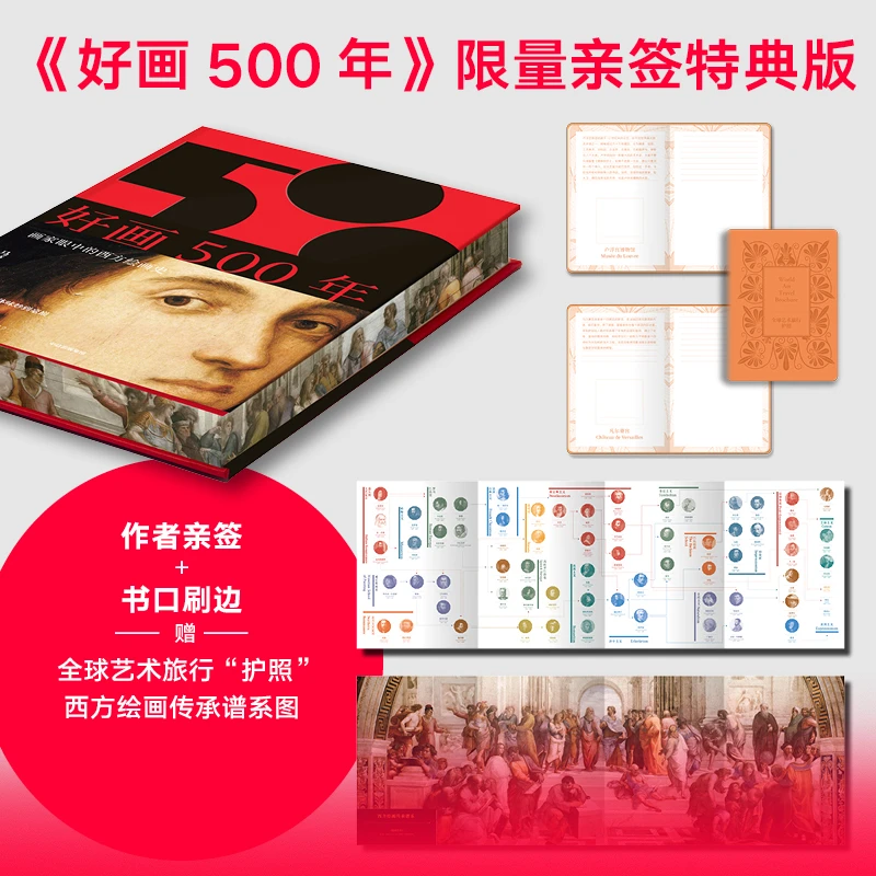 【限量亲签刷边特典版】好画500年：画家眼中的西方绘画史 马萧著